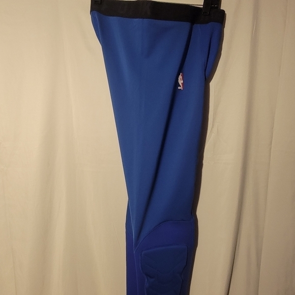 Nike NBA Pro Hyperstrong Padded Tights Pants 3/4 Blue Player Issued Size 2XL-T - Picture 7 of 8